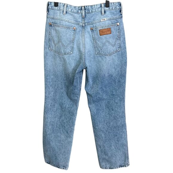 Wrangler Wild West High Rise Straight Jeans Light Wash 30x28 - Picture 4 of 12